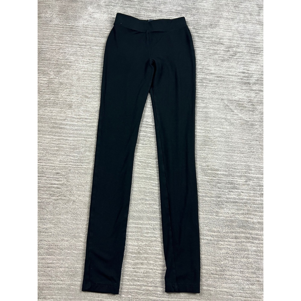 GAP Leggings Womens XS Black Rayon Spandex Stretch Slim Casual‎ Basic Mid-Rise